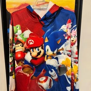 MARIO BROTHERS BOYS OUTERWEAR HOODIE SIZE XL